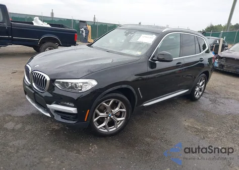 2021 BMW X3 xDrive30I z USA, uszkodzony, nr VIN 5UXTY5C07M9E58619
